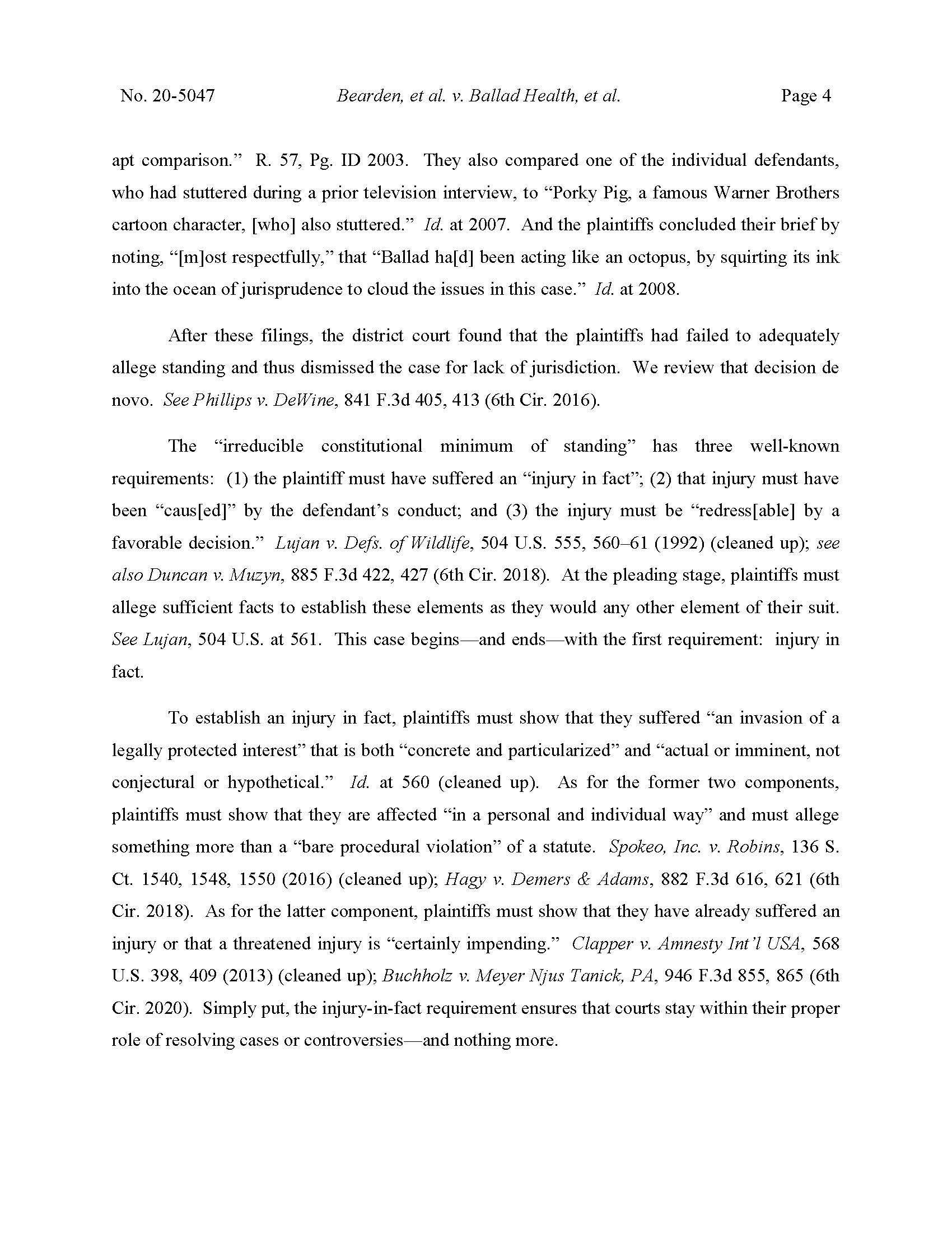 Page 4 of Bearden v. Ballard Health