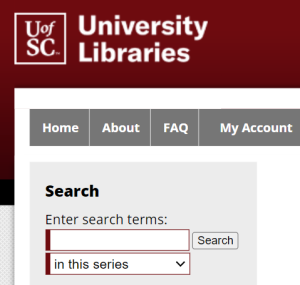 UofSC University Libraries
Home | About | FAQ | My Account
Search
Enter Search terms:
in this series